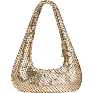 Elegant Lightweight Moon-Shaped Evening Bag - Perfect for Weddings and Parties